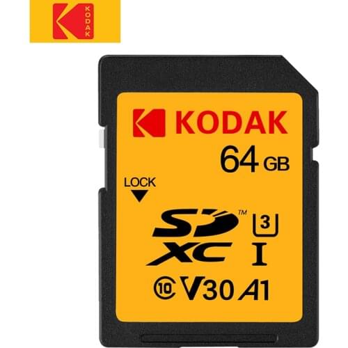 Kodak SD card 64GB 1tb 128GB 256GB 512G read up to 100MB/s write up to 85MB/s Class10 memory card support 4K HD for camera/drone