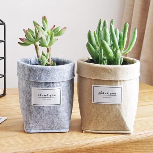 Plant Grow Bag New Home Decorations Desktop Flower Basket Fleshy Pot Thicken Garden Pot Garden Supplies Brand New Hot Sale