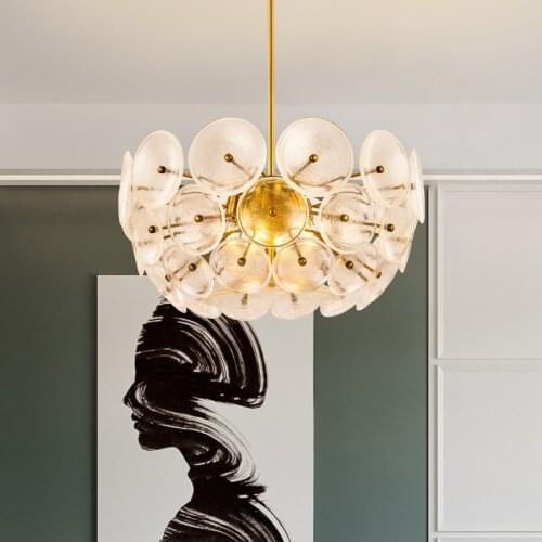 LED Modern Glass Pendant Lamp Suspension Hanging Light Living Room Dining Room Bedroom Chandelier Lighting PA0498