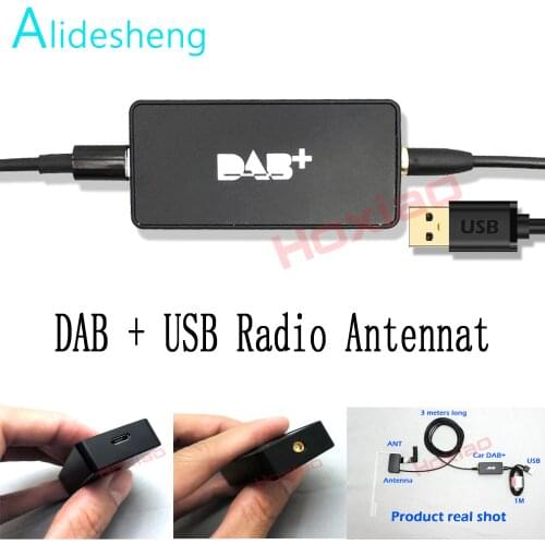 Universal DAB+USB Antenna For After Market Auto Player Android 5.1 6.0 7.1 8.0 DAB+ App Radio receiver