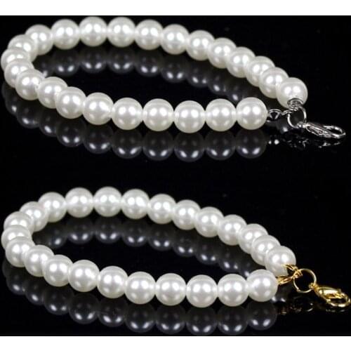 DIY Pearl Keychain Car Handbag Pendant Connector Hanger Hook Jewelry Findings