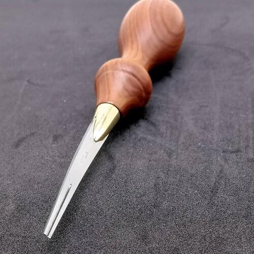 0.5/0.8/1.2/1.5mm Sharp Leather Edge Beveler For Leather Craft Skiving Beveling Knife Cutting Leather Edge Cutter stainlesssteel