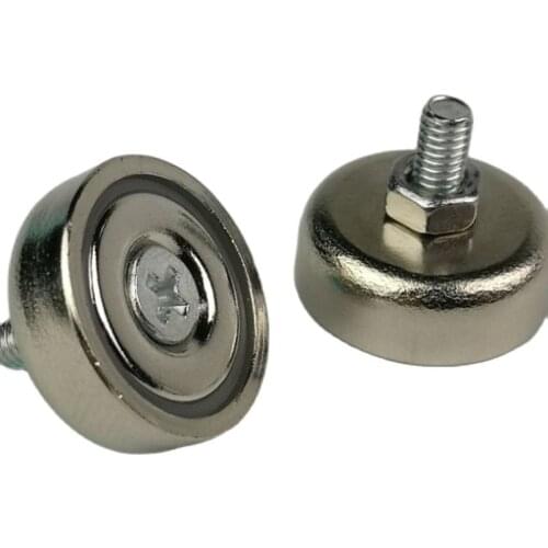 10Pcs D20*7 Window Fixing Magnets Sliding Neodymium Magnet Furniture Wood Working Magnetic Latch Imanes Cabinet Door Magnet