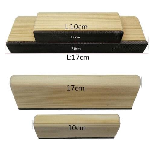 2021 Guitartechs Fret Neck Leveling Sanding File Luthier Tool for Guitar Bass Ukulele Banjo Mandolin Maple + Iron