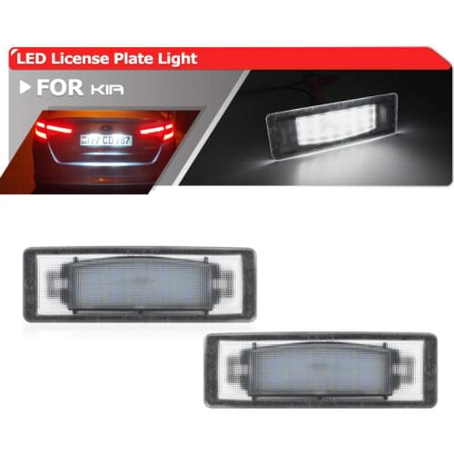 2x For Kia Optima K5 2006 2007 2008 2009 2010 2011 2012 2013 2014 SMD Led License Plate Lights Canbus Error Free