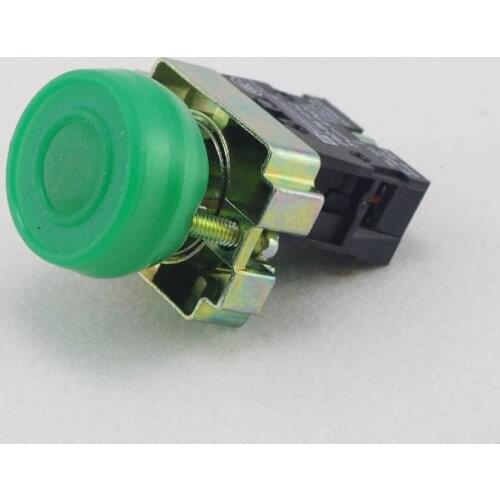 5PCS 1 N/O XB2BP31C Momentary Green Booted Covered Pushbutton Replaces Tele