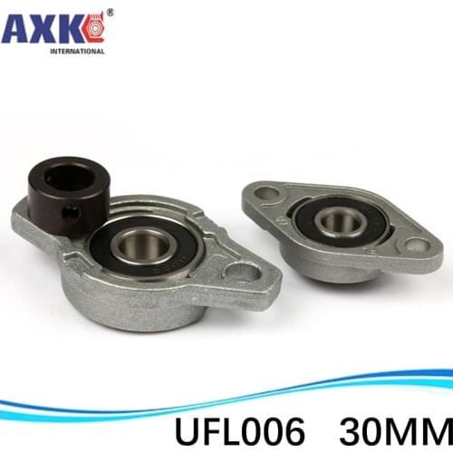 Free shipping 30 mm caliber zinc alloy rhombus bearing housing UFL006 Spherical ball bearing (With eccentric sleeve)