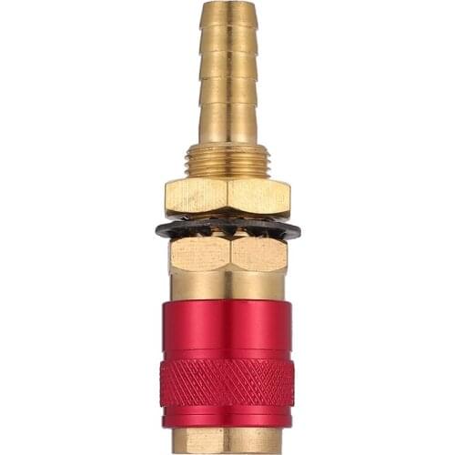 2Pcs/Set 8mm Quick Connector Fittings Water Cooled & Gas Adapter Fitting Hose for TIG Welding Torch Tools Accessories