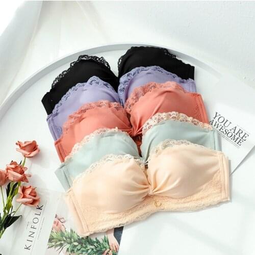 Roseheart Purple Skin Women Fashion Sexy Lingerie Lace Push Up Bras Bralette Wireless Cotton Panties Padded Bra Set Luxury