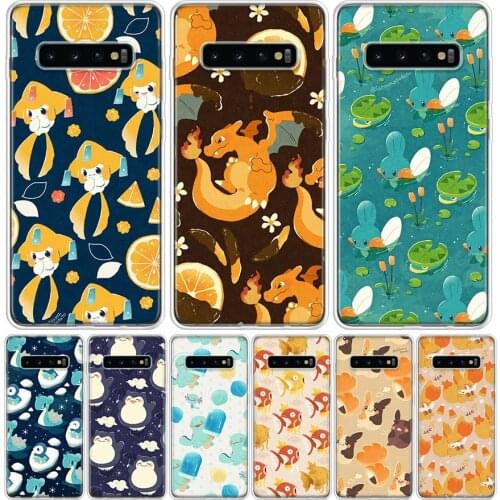 Kawaii Animal Doodle Cover Phone Case For Samsung Galaxy S10 S20 Ultra Note 10 9 8 S9 S8 J4 J6 J8 + Lite Plus Pro S7 Coque