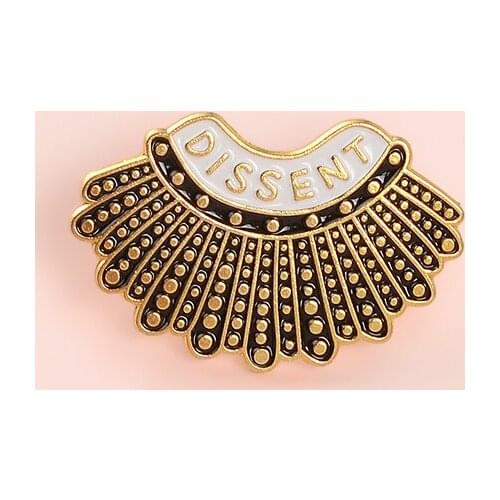 XEDZ ethnic style skirt enamel pin hot dance DISSENT popular brooch jewelry shirt backpack button badge gift to a friend