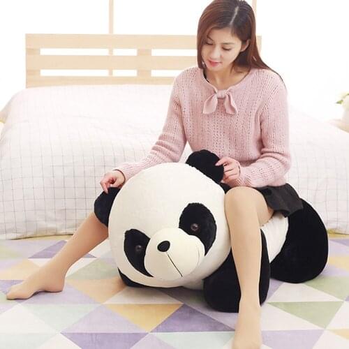 Fancytrader Lovely Big Fat Panda Plush Doll Soft Stuffed Animals Panda Pillow Toys Nice Gift for Kids 3 Sizes Available