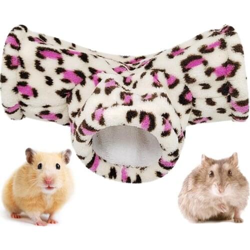 Hamsters Hammock 3 Way Tunnel Bed For Guinea Pig Tube Cage Sleeping Bed Winter Warm Small Pet Rodent Hedgehog Rats Accessories