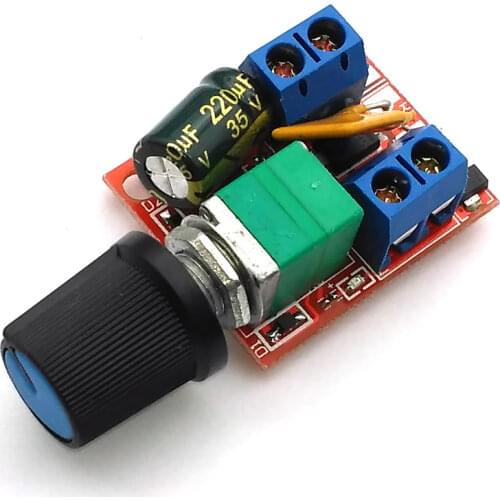 3V-35V Speed Control Switch LED Dimmer Mini DC 5A Motor PWM Speed Controller