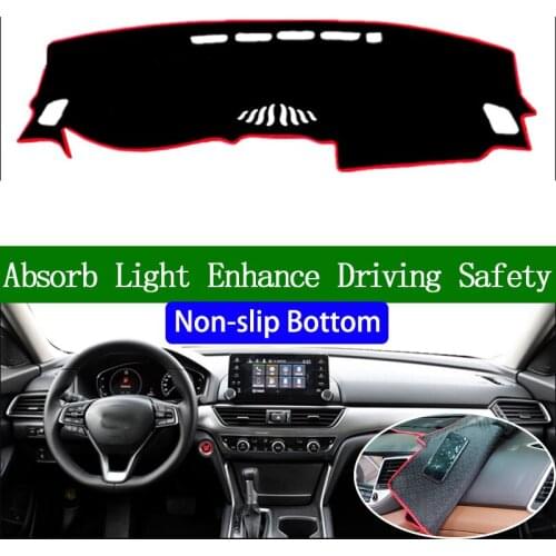 For Honda Accord 2018 Non-slip Bottom dashmat pad dash cover auto accessories