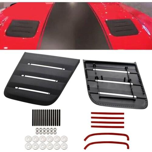New Car Engine Outlet Cover Trim For Ford Mustang Roush 2018+ Accessory Black