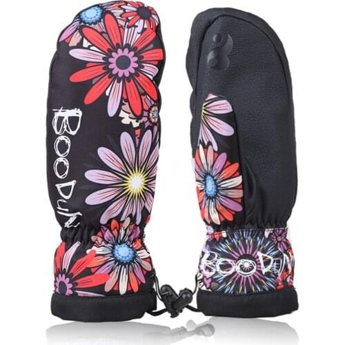 Professional Snowboard Gloves Waterproof Ski Gloves Windproof Non-slip Skating Skiing Gloves Fashion Winter Warm Mittens