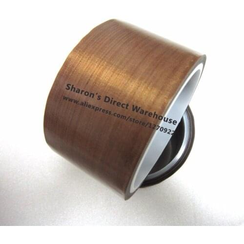 38mm*10 meters *0.25mm Thick Self Adhesive PTFE Tape, High Temperature Withstand Insulation for LCD, Vacuum Sealer