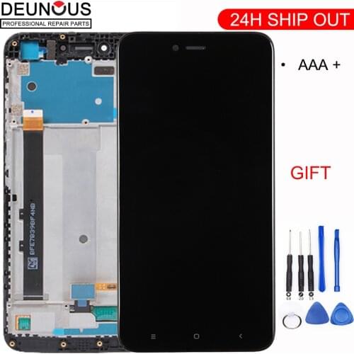 Display For XIAOMI Redmi Note 5A / Note 5A Prime LCD Touch Screen Digitizer With Frame Original Y1 / Y1 Lite Black White