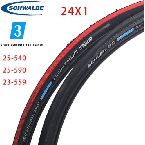 Schwalbe inflatable wheelchair tire RIGHTRUN sports 24 inch bicycle accessories 24 * 1 26 inch stab proof 26 * 1 bicycle tire