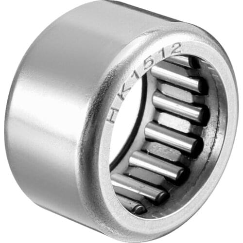 Uxcell Drawn Cup Needle Roller Bearings Open End, HK Series Bearings, 12mm-17mm Bore HK1512 (1Qty)
