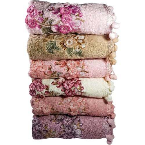 High Quality Luxury Soft Embroidered Towels 100% Cotton From Turkey Bath Towels Sets Face Towel Absorbent 6 Pcs 5 FREE SHİPPİNG