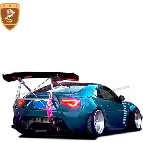 Carbon fiber rear wing spoiler for Toyota-86 GT86 General Model OEM style high rear tail wings car trunk spoilers decoration