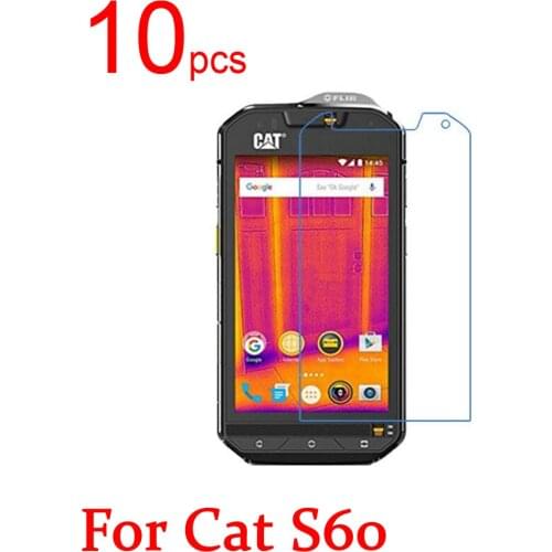 10pcs glossy Ultra Clear/Matte/Nano anti-Explosion LCD Screen Protector Film Cover For Cat S60 S30 Protective Film + cloth