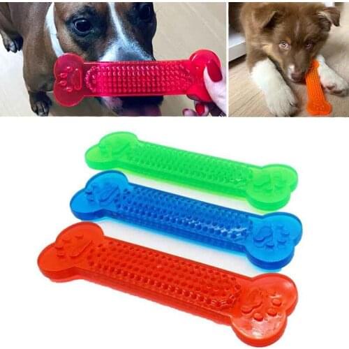 Pet Dog Chew Toys Rubber Bone Toy Chewers Dog Toothbrush Puppy Dental Care For Pet Supplies