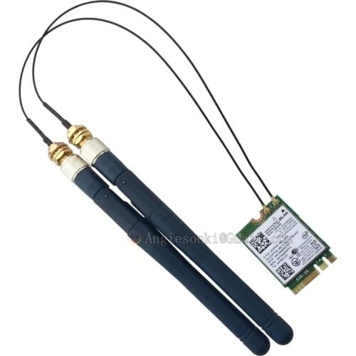 2dbi Wireless 2.4G/5G WiFi Antenna RP-SMA + MHF4/IPX Pigtail for BCM94360CS2AX ME906J ME906C ME936 MU736 EM7345 GOBI5000 N5321