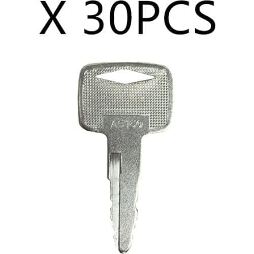 30 Pcs For Mitsubishi CAT Caterpillar Forklift Ignition Key 91A07-01910 A5160 Free Shipping