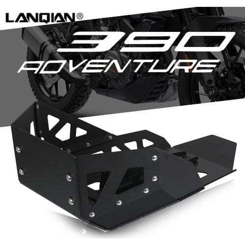 Motorcycle Aluminum Skid Plate Bash Frame Guard Protector Parts For 390 Adventure 390 ADV Adventure 2019 2020 2021 Accessories
