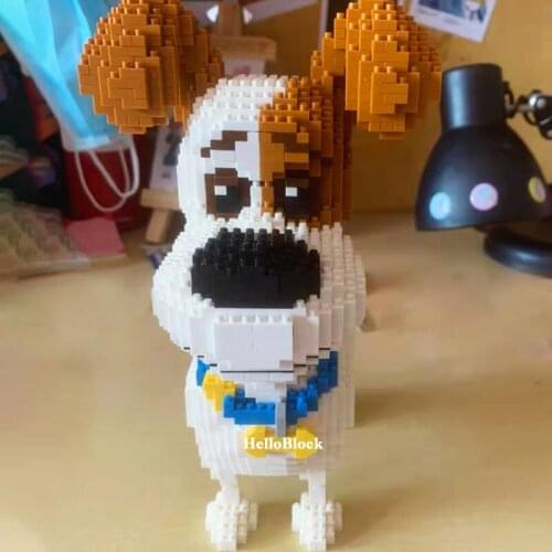 Balody 16013 Mike Dog Micro Diamond Building Blocks Small Particles Spelling Toy Pet Dog Brick Model Christmas Children Gift