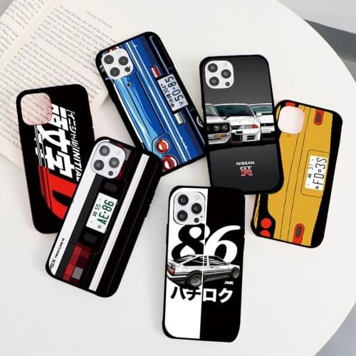 Initial D Car Taillight TPU Case For Xiaomi Redmi Note 8 8T 9 9S 10 Pro 7 9C 5 6 Mi 10T 11 10 10T 9T 9 Lite Poco X3 NFC F3 Funda