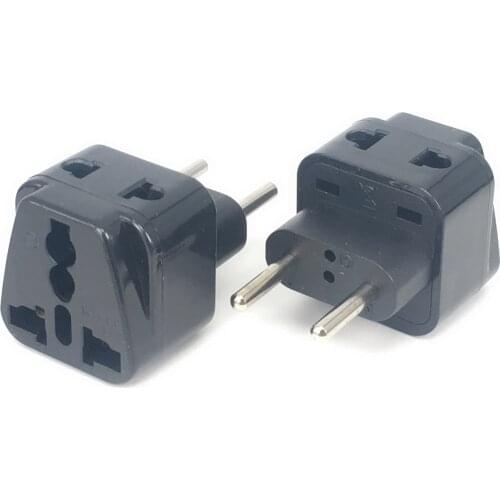 European EU plug socket Power Wall Travel Converter Adapter Household Plugs Power Adapter US UK AU to EU travel plug