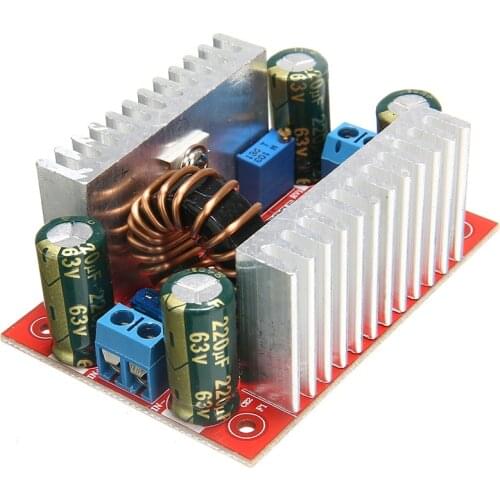 150kHz DC-DC 400W 15A Module Step Up Boost Converter Constant Current Power Supply 8.5-50V to 10-60V Voltage Charger