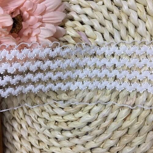 1Yard Elastic Lace Trim 1.5cm 5cm White Guipure Elastic Lace Fabric Dresses Lace Ribbon Sewing Trimmings Clothes Decoration LT10
