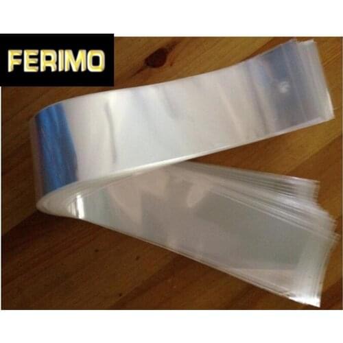 100pcs Long self adhesive seal clear plastic hair packaging bags hair extensions plastic packaging bag with header bag