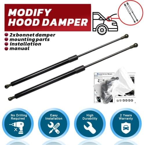 Hood Damper for Honda Domani MA4-7 1992-1997 Gas Strut Lift Support Front Bonnet Modify Gas Spring Shock Absorber