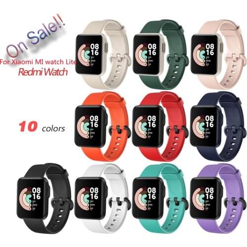 Colorful Silicone Strap For Xiaomi Mi Watch Lite Readmi Smartwatch Wristband Durable Replacement Belt Bracelet Accessories
