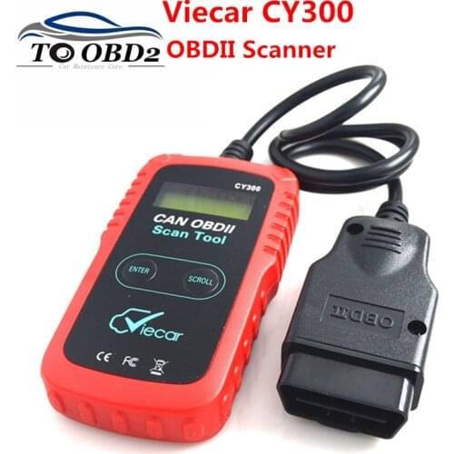 New Arrival OBD2 Diagnostic Code Reader Viecar CY300 OBDII Scanner Tool super Multifunction Device Support All 9 OBD Protocols