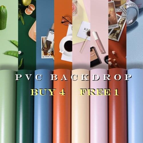 Colorful Dualsided Matte Effect PVC Photographic Backdrop Board for Photography Studio Photo Background Waterproof Dustproof Pad