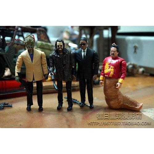 Bandai 3.75 Inch 1/18 Man In Black Agent J Movie Peripheral Collection Decoration Movable Joints Action Figures Toys