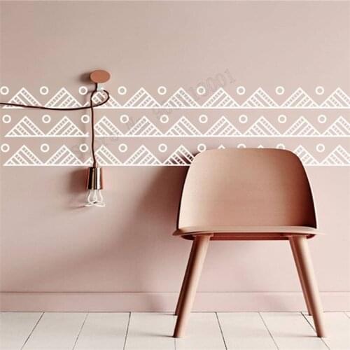 Art Wall Sticker Mountain Decoration Vinyl Art Removeable Poster Geometric Modern Decal Beauty Ornament Sticker LY190