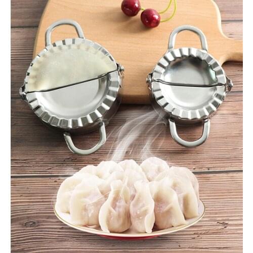 Dumpling Tools Jiaozi Maker Mould Eco-Friendly Pastry 304 Stainless Steel Kitchen Tools Dough Cutter for Kitchen Making Tools