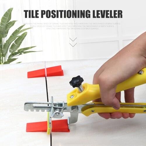 Tile Leveling System Clips 1/1.5/2/2.5/3mm Level Spacers Reusable Wedges for Leveling Porcelain Ceramic Marble Construction Tool