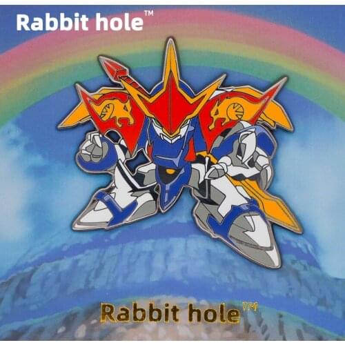 Majin Eiyuuden Wataru Hand-made Anime Metal Badges Ryujinmaru Brooch Pins Nostalgic Collection Metal Toy Souvenir