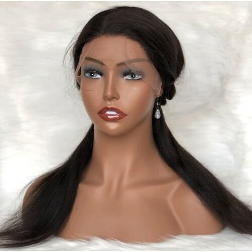 Manikin Head with Shoulder for Wig Jewelry Makeup Hat Sunglass Female Mannequin Head with Shoulder for Display