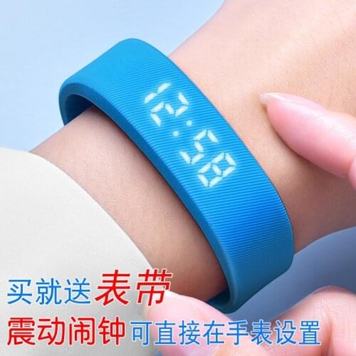 Multi-function childrens watch motion loop meter step vibration alarm clock waterproof student electronic watch