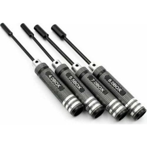 Model Hexagon Socket Screwdriver 4/ 5.5/7/8mm Tool Kit for Helicopter Fixed-Wing